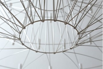 中古　美品　オランダ高級インテリアブランド モーイ(moooi)　三宅有洋デザイン　コッペリア(Coppelia)　ミニマルなデザインで幻想的な空間を作り出すLEDシャンデリア　定価約90万3千円相当　(R-082389)