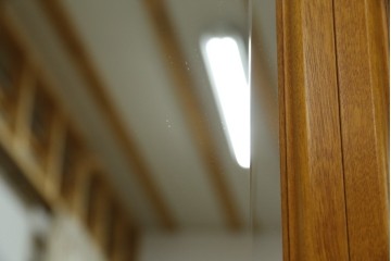 中古　希少な廃盤品!!　横浜ダニエル(daniel)　気品漂う洗練されたデザインが魅力的!! 珍しい三面鏡付きドレッサー　定価約85万円　(R-082396)