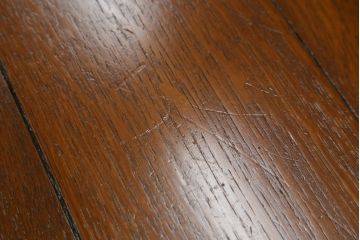 イギリスアンティーク　オーク材　バルボスレッグが存在感のあるドローリーフテーブル(エクステンションテーブル、カフェテーブル、コーヒーテーブル、ダイニングテーブル、食卓、4人掛け、6人掛け、英国)(R-082399)