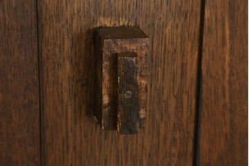 イギリスアンティーク　オーク材　バルボスレッグが存在感のあるドローリーフテーブル(エクステンションテーブル、カフェテーブル、コーヒーテーブル、ダイニングテーブル、食卓、4人掛け、6人掛け、英国)(R-082399)