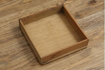 和製アンティーク　栗材　渋みを増した風合いが歴史を感じる五段小引き出し(卓上収納、小物収納)(R-082402)