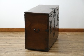 アジアンアンティーク　松材　味わい深い風合いが魅力のバンダチ　(R-082403)