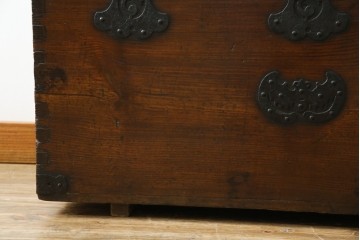 アジアンアンティーク　松材　味わい深い風合いが魅力のバンダチ　(R-082403)