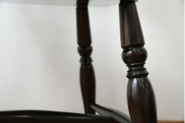 中古　松本民芸家具　#49型Aワイコムチェア　落ち着いた色味と滑らかな質感が美しいダイニングチェア　定価約11万円相当　(R-082408)