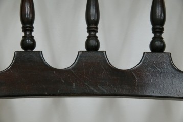 中古　松本民芸家具　#49型Aワイコムチェア　落ち着いた色味と滑らかな質感が美しいダイニングチェア　定価約11万円相当　(R-082408)