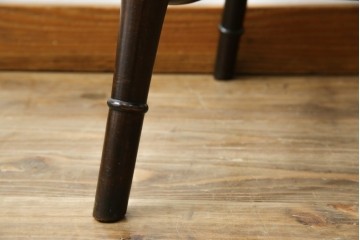 中古　松本民芸家具　#49型Aワイコムチェア　落ち着いた色味と滑らかな質感が美しいダイニングチェア　定価約11万円相当　(R-082408)