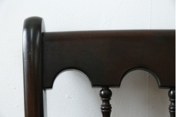 中古　松本民芸家具　#49型Aワイコムチェア　落ち着いた色味と滑らかな質感が美しいダイニングチェア　定価約11万円相当　(R-082408)