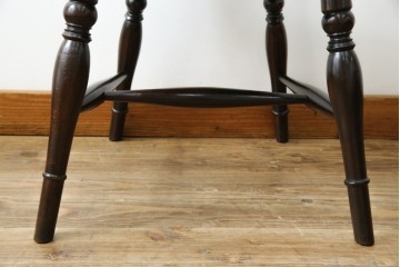 中古　松本民芸家具　#49型Aワイコムチェア　落ち着いた色味と滑らかな質感が美しいダイニングチェア　定価約11万円相当　(R-082408)