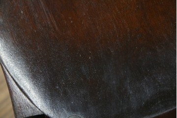 中古　松本民芸家具　#49型Aワイコムチェア　落ち着いた色味と滑らかな質感が美しいダイニングチェア　定価約11万円相当　(R-082408)