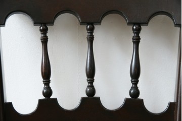 中古　松本民芸家具　#49型Aワイコムチェア　落ち着いた色味と滑らかな質感が美しいダイニングチェア　定価約11万円相当　(R-082408)