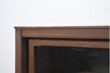 和製アンティーク　どこか懐かしい雰囲気を感じる栓材のサイドキャビネット(サイドボード、収納棚、戸棚、飾り棚)(R-082412)