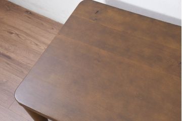 中古　美品　飛騨産業　キツツキマーク　楢(ナラ)材　森のことば　FR103T　木のぬくもり感じるローテーブル(センターテーブル、リビングテーブル)(R-082419)