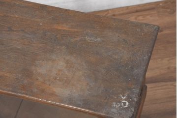 和製アンティーク　栓材　卓上　懐かしい雰囲気の横長ガラスケース(Gケース、ショーケース、収納棚、ローボード、飾り棚、陳列棚、店舗什器)(R-082427)