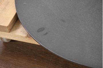 中古　国産特注オーダー品　アームの位置が変えられるアイアンポールハンガー(帽子掛け、洋服掛け、コートハンガー、ハットスタンド、ハンガーラック、店舗什器)(製作費約9万円)(R-082436)