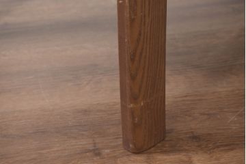 中古　アサヒ木工　タモ材　AT-317　柔らかな曲線が生活に馴染むセンターテーブル(ローテーブル、リビングテーブル)(定価約62000円)(R-082440)