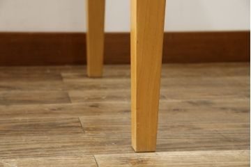 中古　WOOD YOU LIKE COMPANY(ウッドユウライクカンパニー)　FOUR DELTA TAPER DESK(4デルタテーパーデスク)　メープル無垢材　ナチュラルで心地よい木肌のデスク(引き出し付き、机、コンソールデスク、ワークデスク、在宅用、在宅ワーク用)(定価約24万円)(R-082448)