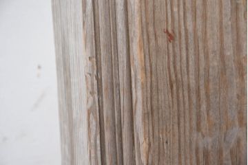 フランスアンティーク　古いパイン材の美しい木目と風合いが魅力的な手すり支柱(ピラー、柱、店舗什器)(R-082451)