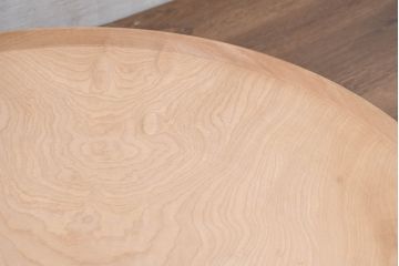和製アンティーク　希少!!　特注!!　超特大!!　栃の木(トチノキ)　直径約57センチ　古い木味の太平椀(木製お椀、汁椀)(R-082453)