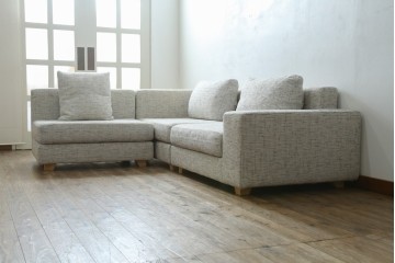 中古　HUKLA(フクラ)　REGATO(レガト)　Combination Sofa　自由にアレンジが可能なコンビネーションソファ3点セット　定価約70万円　(R-082458)