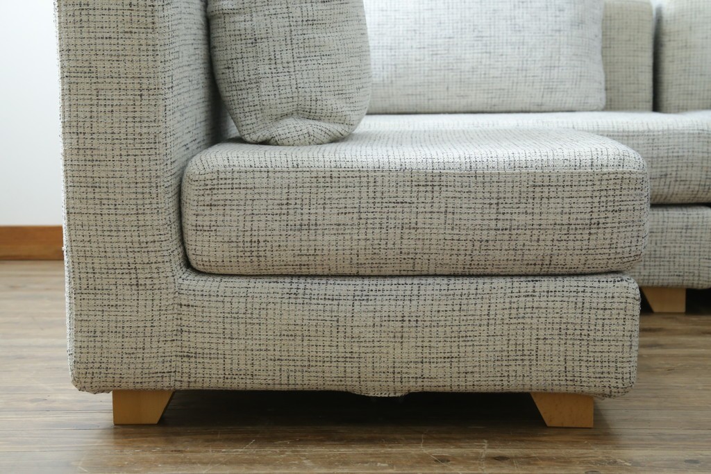 中古　HUKLA(フクラ)　REGATO(レガト)　Combination Sofa　自由にアレンジが可能なコンビネーションソファ3点セット　定価約70万円　(R-082458)