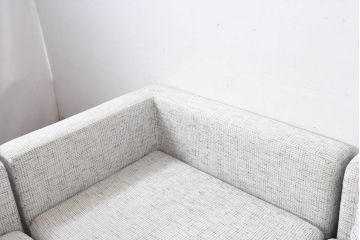 中古　美品!!　HUKLA(フクラ)　REGATO(レガト)　Combination Sofa　自由にアレンジが可能なコンビネーションソファ3点セット(3P、三人掛け、3人掛け、カウチソファ)(定価約70万円)(R-082458)