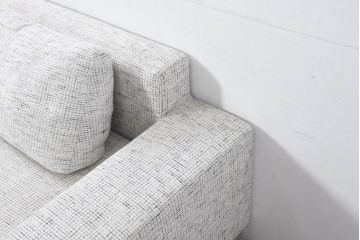 中古　美品!!　HUKLA(フクラ)　REGATO(レガト)　Combination Sofa　自由にアレンジが可能なコンビネーションソファ3点セット(3P、三人掛け、3人掛け、カウチソファ)(定価約70万円)(R-082458)