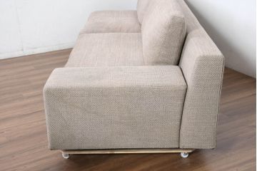 中古　美品　Cassina(カッシーナ)　Philippe Starck(フィリップ・スタルク)デザイン　MISTER(ミスター)　空間を格調高く演出するシステムソファ(カウチソファ、L字ソファ、3P、4P、5P、6P、三人掛け、四人掛け、3人掛け、4人掛け)(定価約250万円)(R-082463)