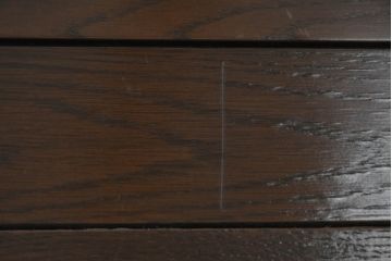 中古　カリモク家具(karimoku)　domani(ドマーニ)　Morganton(モーガントン)　ディスプレイ什器におすすめ!ヒッコリーブラウンのガラスキャビネット(キュリオケース、ガラスケース、ショーケース、ディスプレイケース、コレクションケース、飾り棚、陳列棚、収納棚、店舗什器)(定価約70万円)(R-082471)