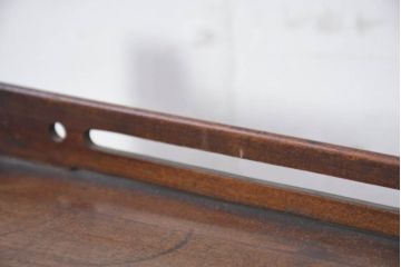 和製ビンテージ　時代物　上品な佇まいが魅力の小振りな飾り棚(オープンシェルフ、オープンラック、ディスプレイラック、陳列棚、茶棚、ヴィンテージ)(R-082474)
