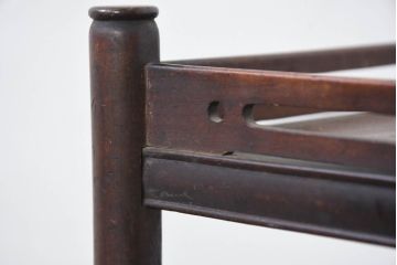 和製ビンテージ　時代物　上品な佇まいが魅力の小振りな飾り棚(オープンシェルフ、オープンラック、ディスプレイラック、陳列棚、茶棚、ヴィンテージ)(R-082474)