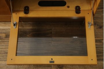 中古　美品　カリモク家具(karimoku)　domani(ドマーニ)　洗練されたデザインが美しいシアターボード(テレビ台、テレビボード、ローボード、キャビネット、収納棚、サイドボード)(定価約45万円)(R-082476)