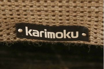 中古　カリモク家具(karimoku)　UT83モデル　落ち着いた空間づくりにおすすめの2Pソファ(2人掛けソファ、二人掛けソファ)(定価約26万円)(R-082477)