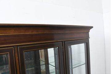 中古　美品　DREXEL HERITAGE(ドレクセルヘリテイジ)　シノワズリ様式　上品な佇まいが美しいチャイナキャビネット(食器棚、キュリオケース、ガラスケース、ショーケース、戸棚、飾り棚)(定価約340万円)(R-082480)