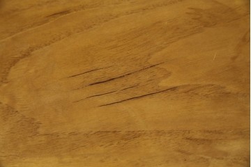 中古　希少!!　沖縄　流線木工　工房 島変木(とうへんぼく)　屋宜政廣(やぎまさひろ)作　赤木材使用　温かみ感じる丸みを帯びた小供用ベンチ　定価約7万円　(R-082485)