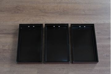中古　超美品!!　もはや美術品!!　最高級　螺鈿(ラデン)細工　統一工芸研究院 吉正本　煌びやかな意匠が目を引くキャビネット(バンダチ、バンダジ、収納棚、李朝家具)(R-082491)