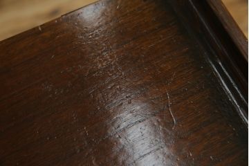 中古　アジア民芸家具　アジアンな雰囲気を高める小振りなサイドキャビネット(李朝箪笥、李朝タンス、小物収納、収納棚、戸棚、飾り棚)(R-082492)