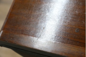 イギリスアンティーク　小振りなサイズが使いやすい猫脚キャビネット(ガラスケース、コレクションケース、ショーケース、飾り棚、陳列棚、収納棚、戸棚、英国、店舗什器)(R-082494)