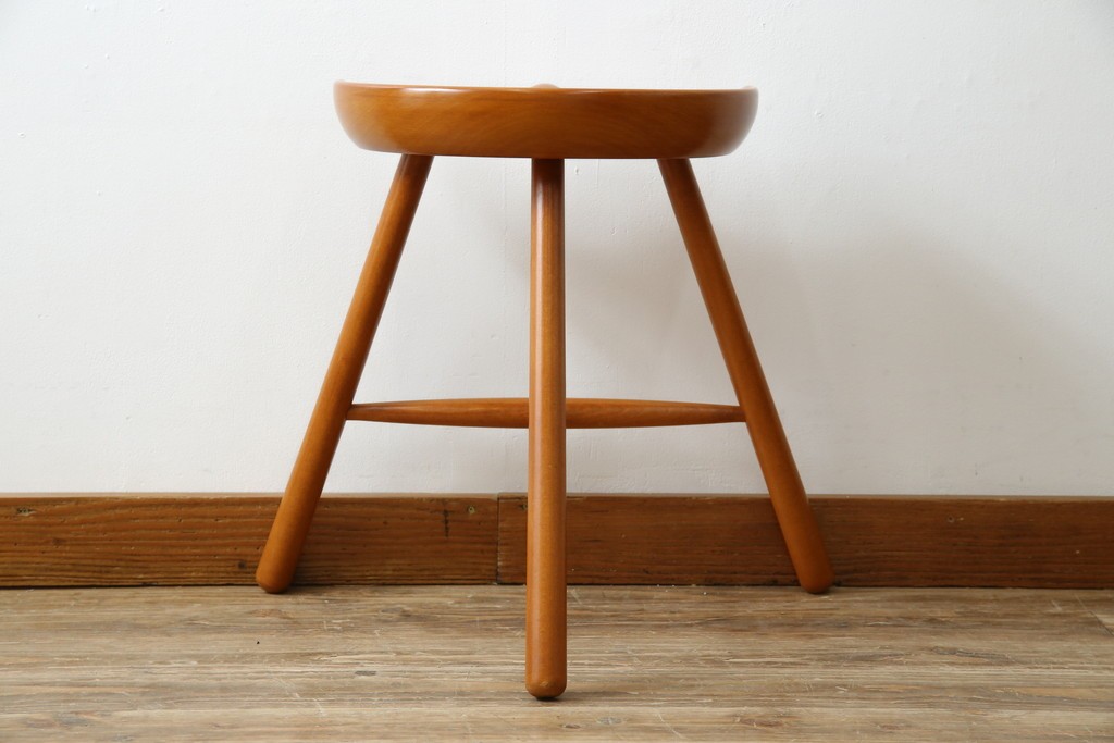 中古　美品　横浜クラシック家具　ダニエル(daniel)とWerner(ワーナー)ダブルネームで製作!　こだわり抜いた造りが魅力的!座り心地の良いシューメーカーチェア　(R-082502)