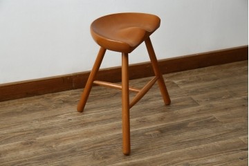 中古　美品　横浜クラシック家具　ダニエル(daniel)とWerner(ワーナー)ダブルネームで製作!　こだわり抜いた造りが魅力的!座り心地の良いシューメーカーチェア　(R-082502)