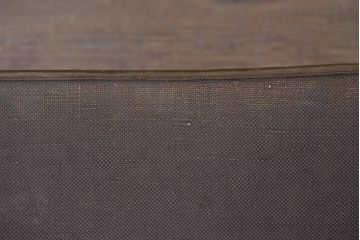 北欧ビンテージ　ノルウェー　ウェストノーファ(Westnofa)　シエスタ　本革(レザー)　気品漂うシックな雰囲気が魅力のオットマン(椅子、イス、フットスツール、ヴィンテージ)(R-082504)