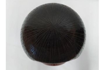 内閣総理大臣賞受賞作家　現代の名工　関口三作　「藍染」　高さ 約36cm　淑やかな美しさ漂う創作こけし(郷土人形玩具、伝統工芸、民芸品、置物、ディスプレイ、木彫、木製)(R-082514)