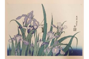 アダチ版画研究所　五都美術社　浮世絵版画撰集　版画7点セット(歌川豊国、豊春、一筆斎文調、葛飾北斎、奥村政信、懐月堂度繁、鳥居清倍)(R-082522)