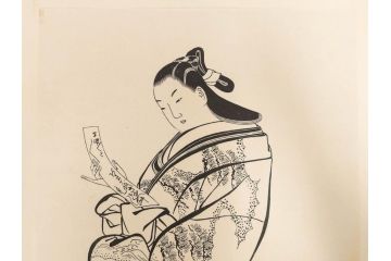 アダチ版画研究所　五都美術社　浮世絵版画撰集　版画7点セット(歌川豊国、豊春、一筆斎文調、葛飾北斎、奥村政信、懐月堂度繁、鳥居清倍)(R-082522)