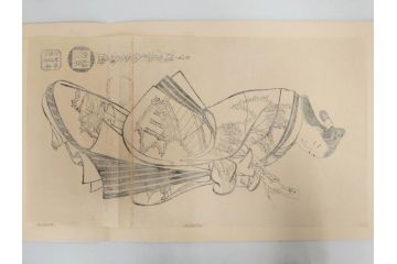 アダチ版画研究所　五都美術社　浮世絵版画撰集　版画7点セット(歌川豊国、豊春、一筆斎文調、葛飾北斎、奥村政信、懐月堂度繁、鳥居清倍)(R-082522)