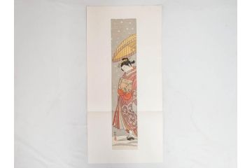 アダチ版画研究所　浮世絵版画撰集　版画11点セット(鳥居清朝、清長、清広、清忠、清信、清倍、菱川師宣、安藤広重、懐月堂安知、鈴木春信、葛飾北斎)(R-082524)