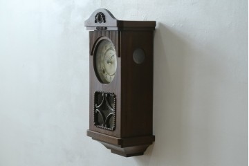 アンティーク時計　希少デザイン　大正から昭和初期　Opal(オパル)　均整の取れた装飾が上品な振り子時計　(R-082545)