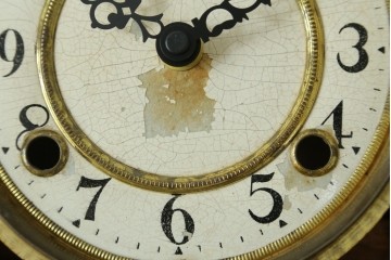 アンティーク時計　希少デザイン　大正から昭和初期　Opal(オパル)　均整の取れた装飾が上品な振り子時計　(R-082545)
