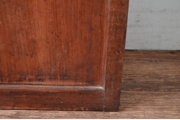 アンティーク建具　使いこまれた風合いが味わい深いガラス戸1枚(引き戸、建具)(R-082560)