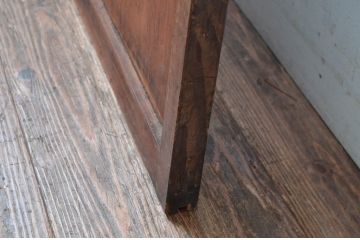 アンティーク建具　使いこまれた風合いが味わい深いガラス戸1枚(引き戸、建具)(R-082560)