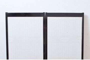 アンティーク建具　上質な和の空間を演出する書院障子戸2枚セット(引き戸、書院戸、窓)(R-082583)